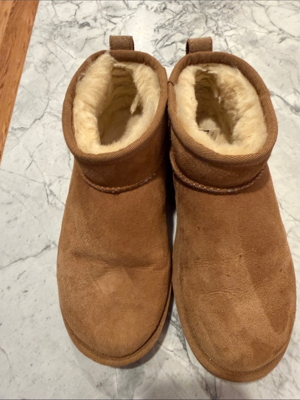 UGG Chestnut Brown Shearling Ankle Boots